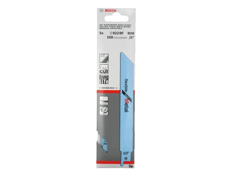 Lưỡi cưa kiếm Bosch S922BF (Bộ 5 lưỡi)