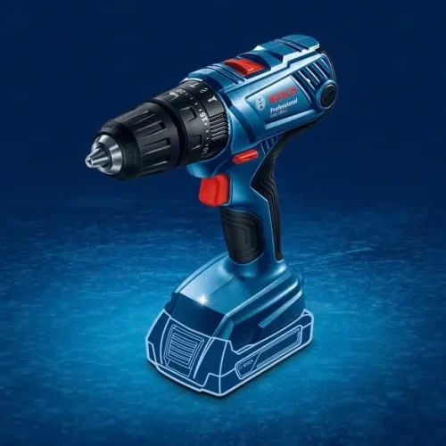 Mặt nghiêng máy khoan pin Bosch GSB 180 LI bộ 41 món