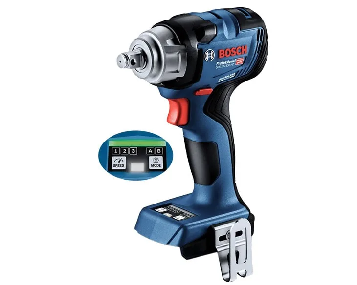 Mặt trước máy siết bu lông dùng pin Bosch GDS 18V-350