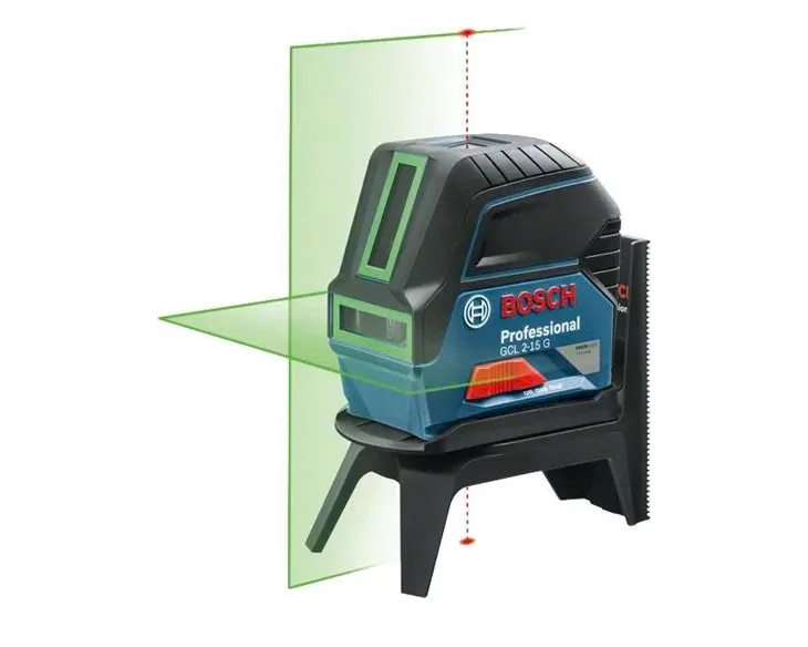 Máy cân mực tia laser xanh Bosch GCL 2-15 G