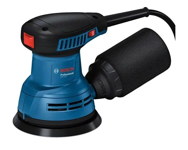 Máy chà nhám rung Bosch GEX 125 kèm túi chứa bụi
