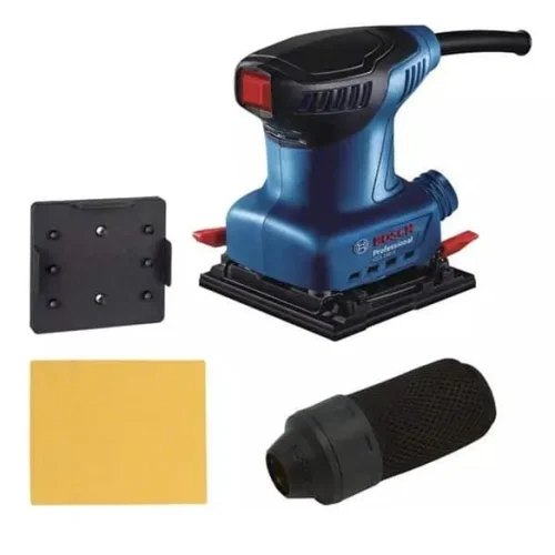 Máy chà nhám rung Bosch GSS 140 A trọn bộ phụ kiện