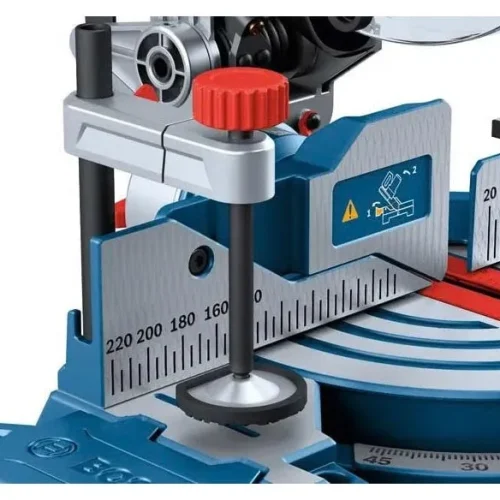Máy cưa vát Bosch GCM 254 chi tiết thước đo