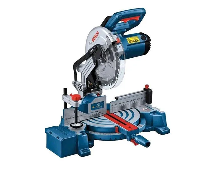 Máy cưa vát Bosch GCM 254 góc nghiêng bên trái