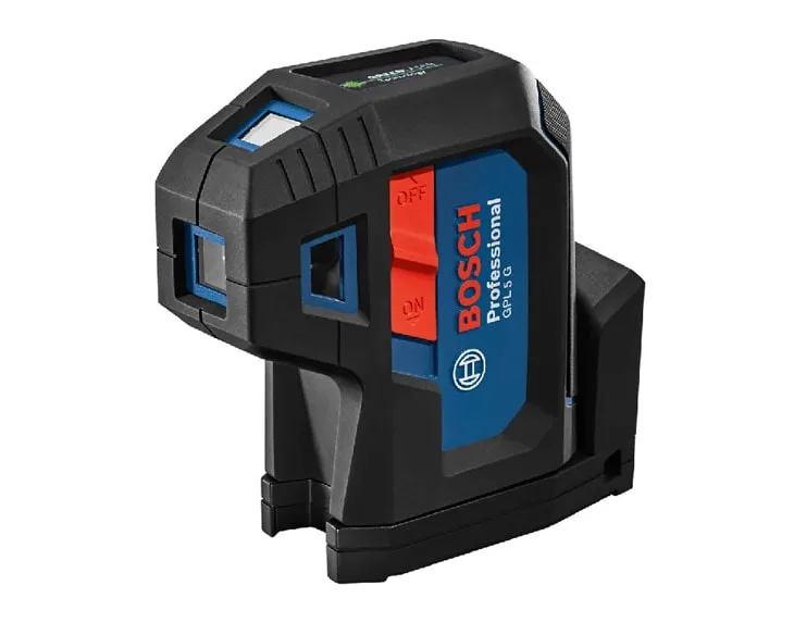 Máy định vị laser xanh Bosch GPL 5 G góc chéo phía trước