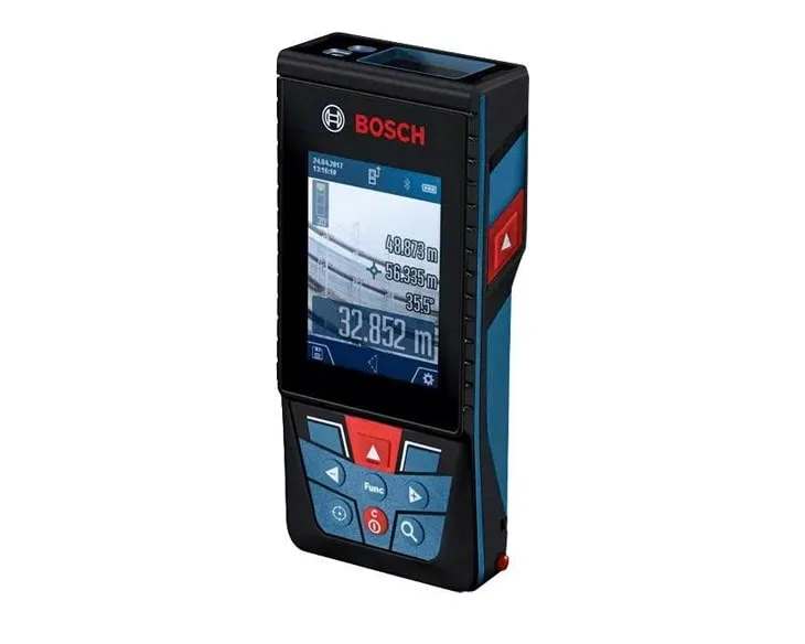 Máy đo khoảng cách laser Bosch GLM 150 C có màn hình màu
