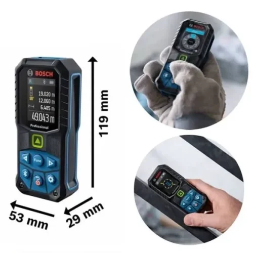 Máy đo khoảng cách laser tia xanh Bosch GLM 50-23 G
