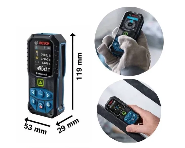Máy đo khoảng cách laser tia xanh Bosch GLM 50-23 G