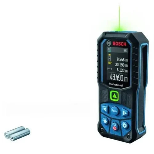 Máy đo khoảng cách laser tia xanh Bosch GLM 50-23 G mặt trước