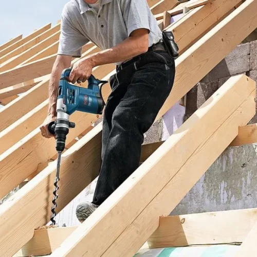 Máy khoan búa Bosch GBH 4-32 DFR khoan gỗ