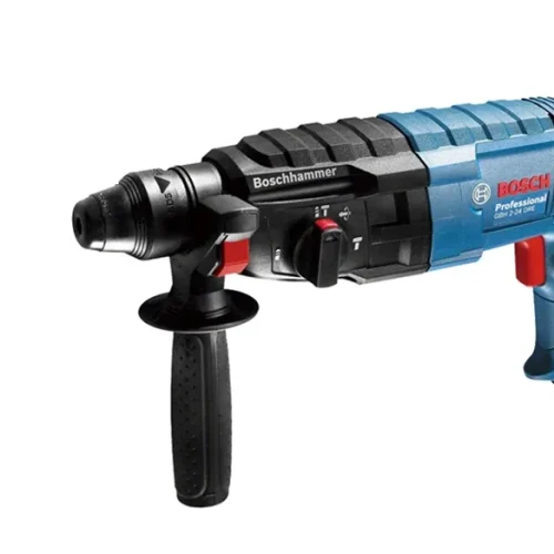 Máy khoan búa điện Bosch GBH 2-24 DRE góc nghiêng bên trái kèm tay cầm phụ