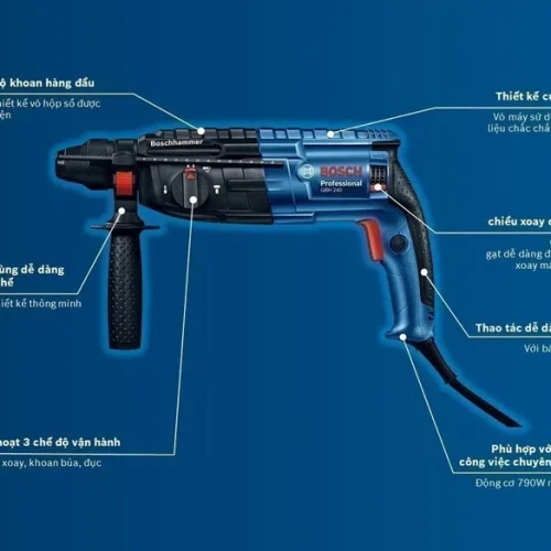 Máy khoan búa điện Bosch GBH 2-24 DRE