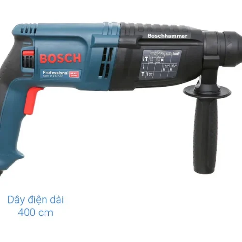 Máy khoan búa điện Bosch GBH 2-26 DRE dây điện dài