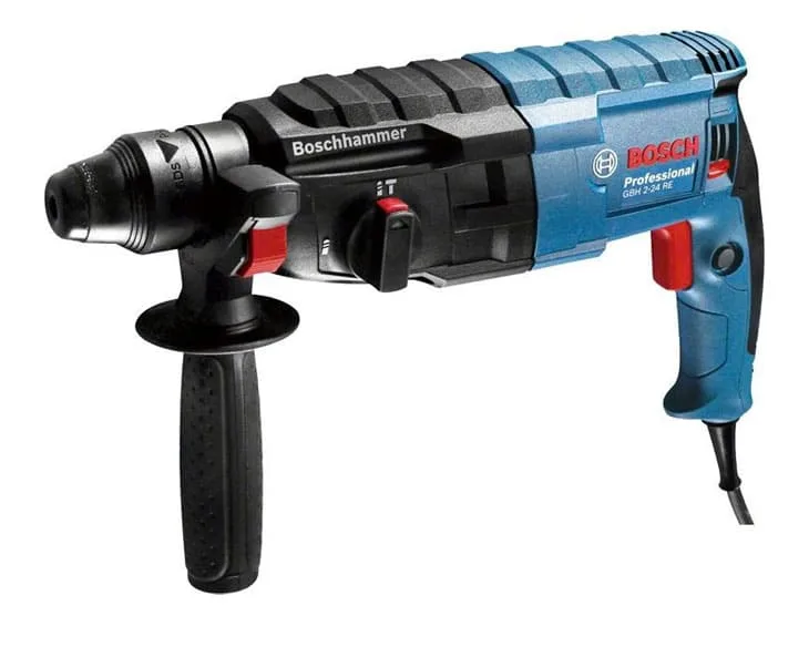 Máy khoan búa kiểu xoay Bosch GBH 2-24 RE kèm tay cầm phụ