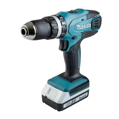 Máy khoan búa Makita HP457DWE10 mặt nghiêng