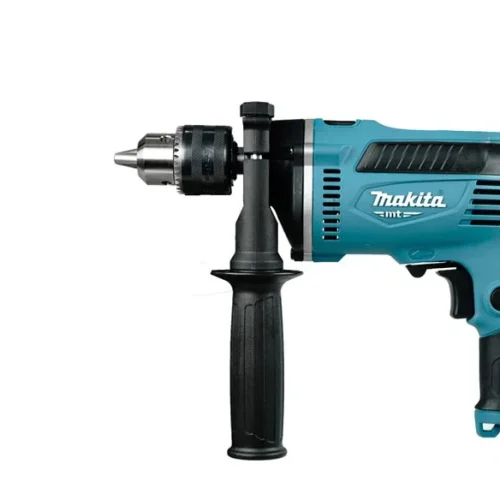 Máy khoan búa Makita M8103KX2B kèm tay cầm phụ góc nghiêng bên trái