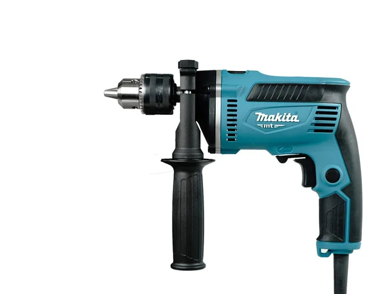 Máy khoan búa Makita M8103KX2B kèm tay cầm phụ góc nghiêng bên trái