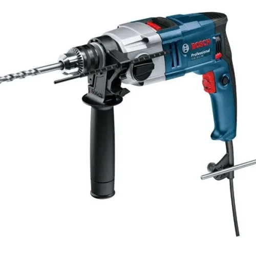 Máy khoan động lực Bosch GSB 20-2 RE góc nghiêng bên trái kèm tay cầm phụ