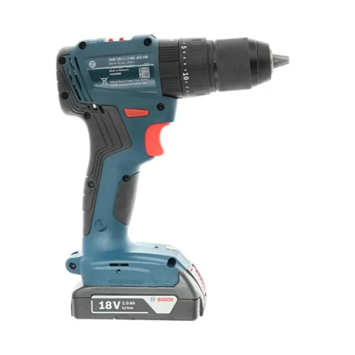 Máy khoan vặn vít pin Bosch GSB 185-LI 1 pin mặt nghiêng