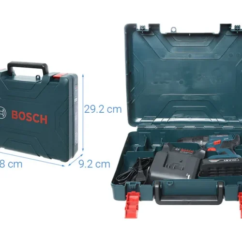 Máy khoan vặn vít pin Bosch GSB 185-LI hộp đựng