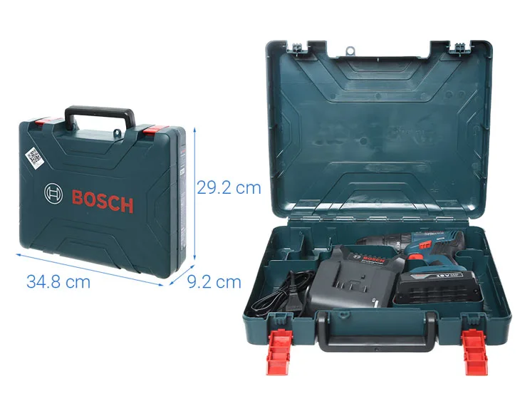 Máy khoan vặn vít pin Bosch GSB 185-LI hộp đựng