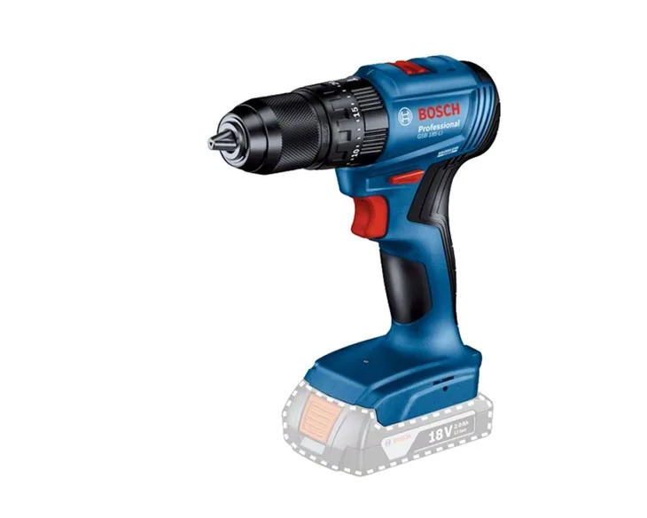 Máy khoan vặn vít pin Bosch GSB 185-LI SOLO không kèm pin góc nghiêng bên trái