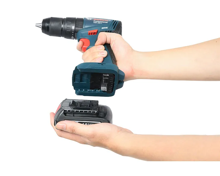 Máy khoan vặn vít pin Bosch GSB 185-LI tháo lắp pin