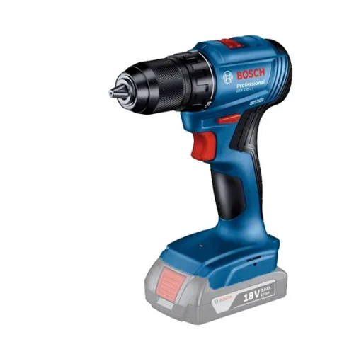 Máy khoan vặn vít pin Bosch GSR 185-LI SOLO góc nghiêng bên trái