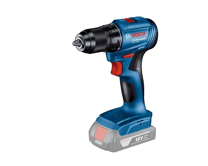 Máy khoan vặn vít pin Bosch GSR 185-LI SOLO góc nghiêng bên trái
