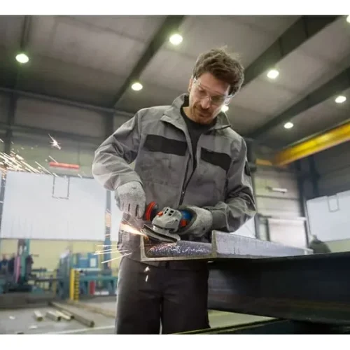 Máy mài góc Bosch GWS 14-125 S thi công cắt