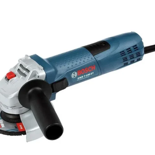 Máy mài góc Bosch GWS 7-100 ET kèm tay cầm phụ và đĩa mài