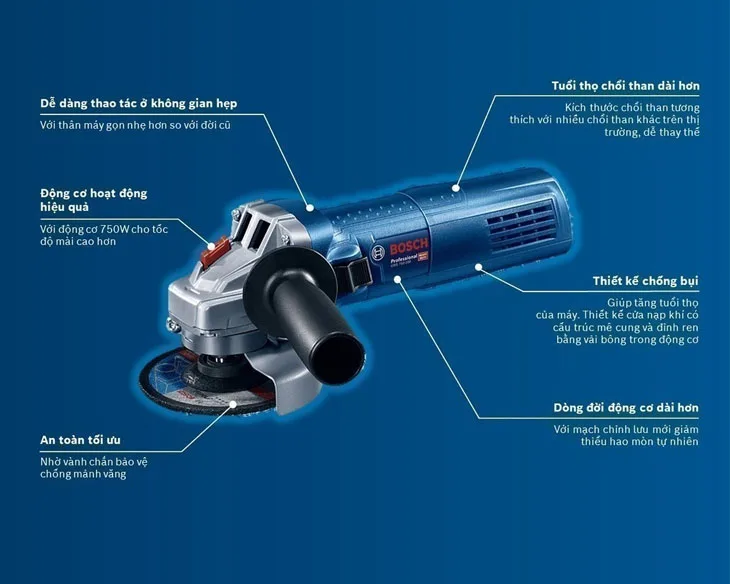 Máy mài góc Bosch GWS 750-100