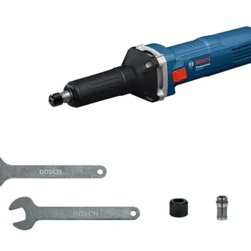 Máy mài thẳng Bosch GGS 5 LS góc nghiêng bên trái kèm phụ kiện
