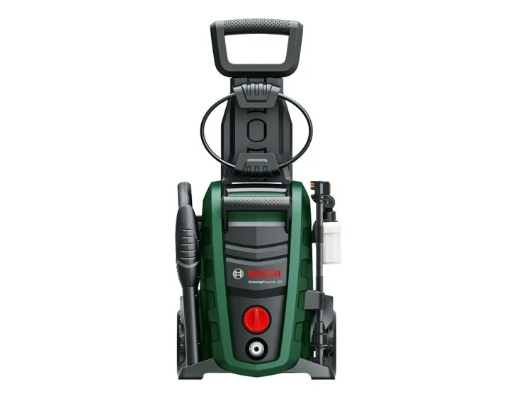 Máy phun xịt rửa áp lực cao Bosch AQT125 màu xanh nhìn chính diện