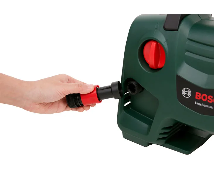 Máy phun xịt rửa áp lực cao Bosch Easy Aquatak 120 lắp ống nước