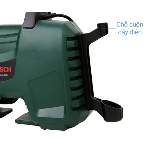 Máy phun xịt rửa áp lực cao Bosch EasyAquatak 120 có móc cuộn dây điện