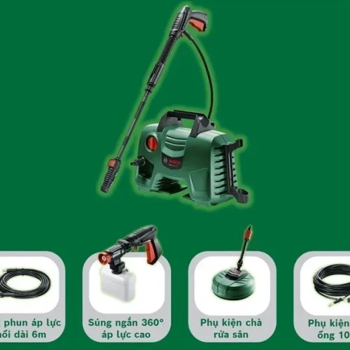 Máy phun xịt rửa áp lực cao Bosch Easy Aquatak 120 kèm phụ kiện