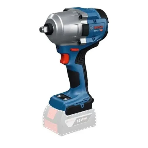 Máy siết ốc bu lông dùng pin Bosch GDS 18V-780 góc nghiêng bên trái