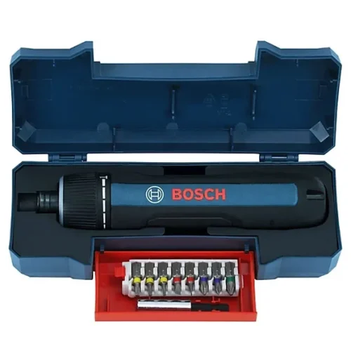 Máy vặn vít pin Bosch GO 3 kit hộp đựng mở