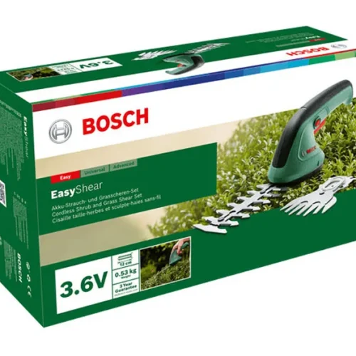 Máy xén cành cầm tay dùng pin Bosch EasyShear kèm hộp đựng