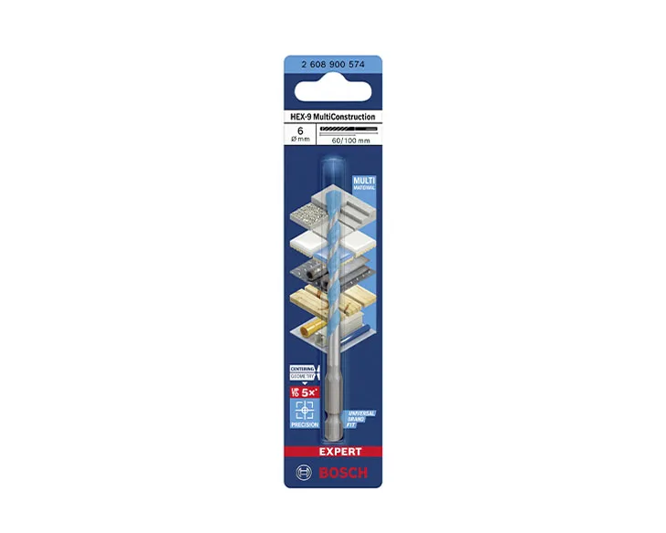 Mũi khoan đa năng Bosch Hex-9 6x60x100mm