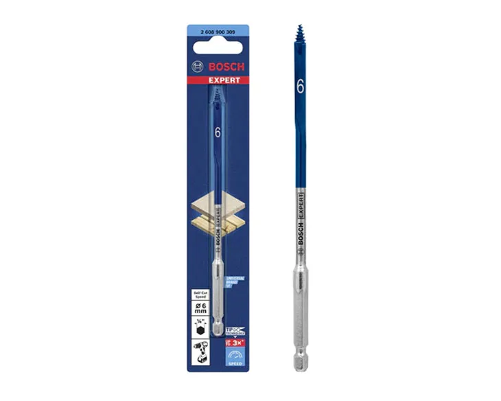 Mũi khoét gỗ đuôi cá Bosch SELFCUT 6x152mm