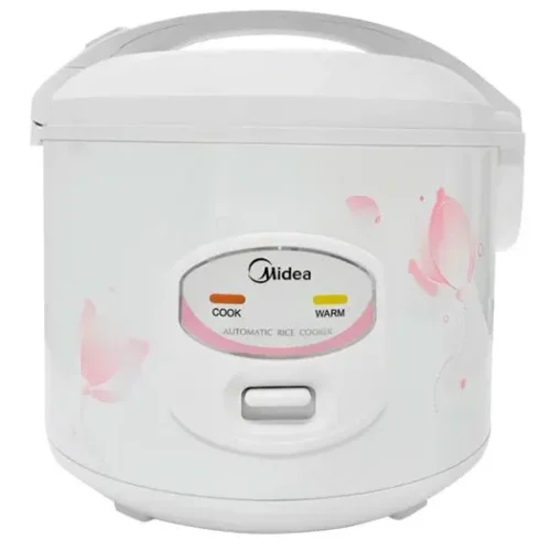 Nồi cơm điện Midea MR-CM1531 1.5 lít màu trắng góc trước