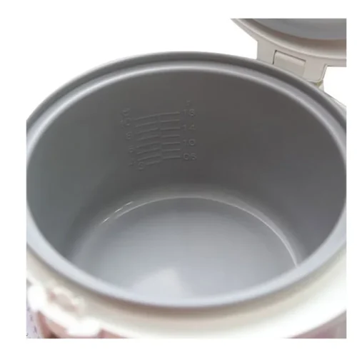 Lòng nồi chống dính của nồi cơm điện Sharp KS-N192ETV SP 1.8 lít với vạch định lượng