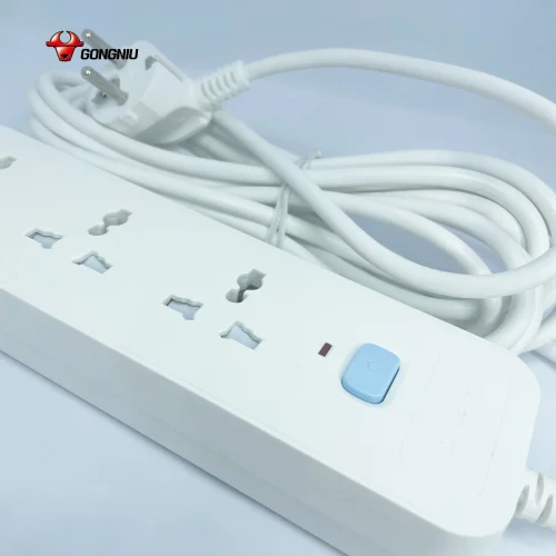 Ổ cắm điện Gongniu V1030 3 ổ cắm 1 công tắc, công suất 2500W