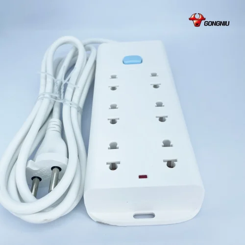 Ổ cắm điện Gongniu V1060 6 lỗ 1 công tắc kèm dây nguồn 3m