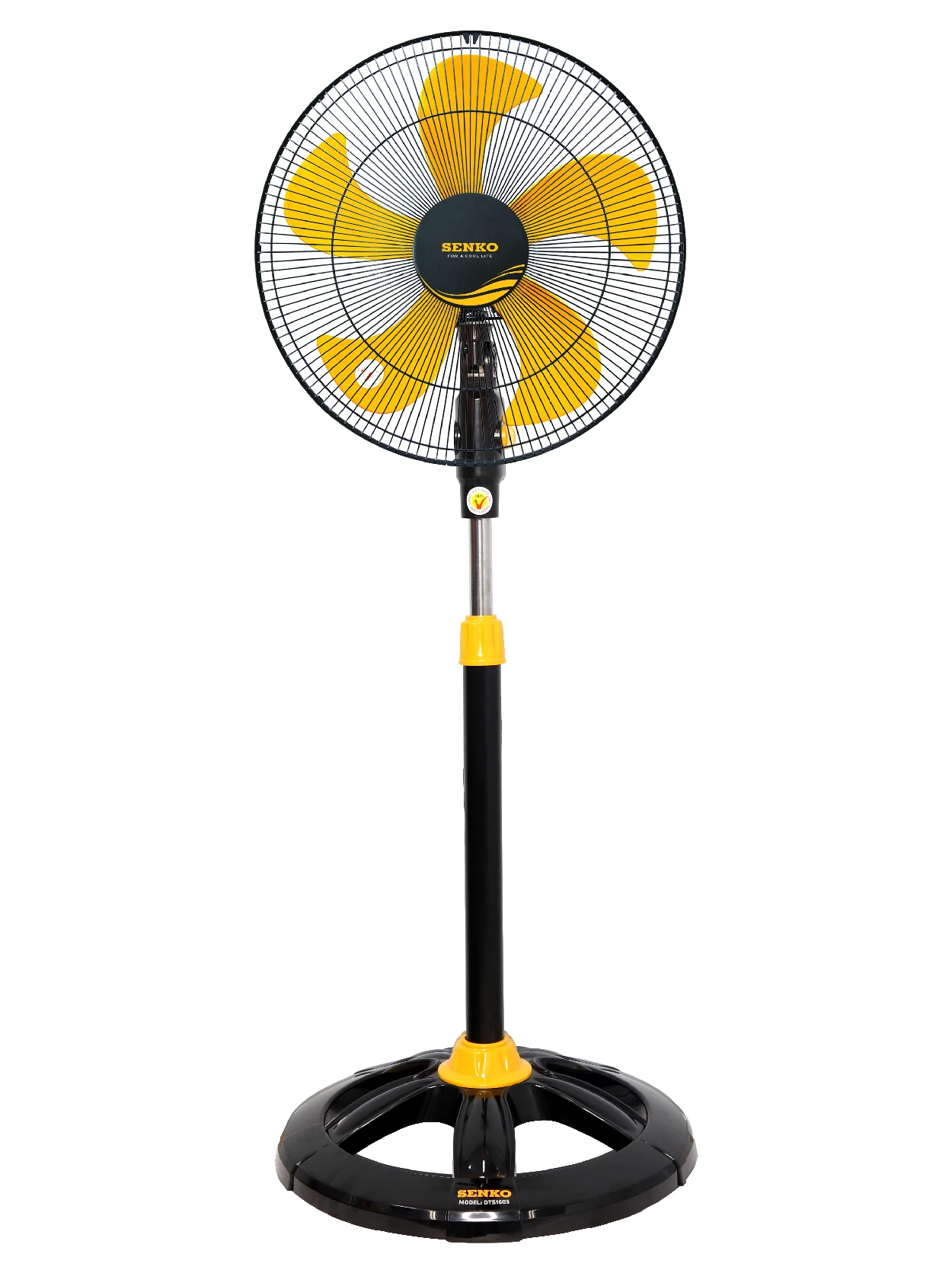 Quạt đứng Senko DTS1603 màu vàng cam