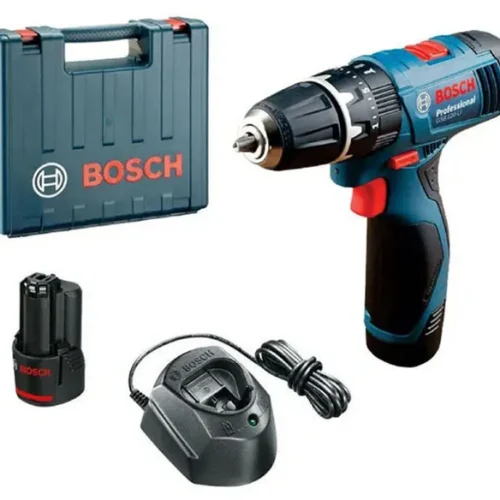 Trọn bộ máy khoan vặn vít pin Bosch GSR 120-LI Gen II 1 pin