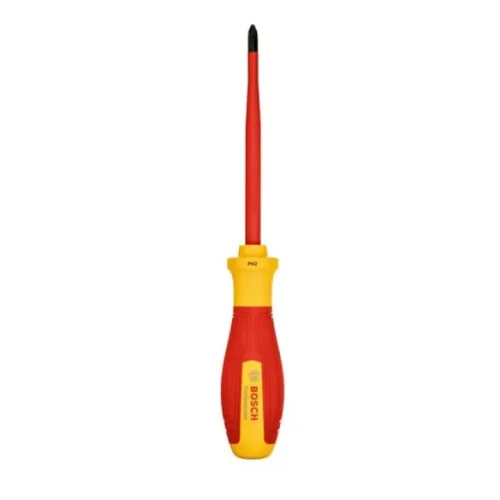 Tua vít cách điện VDE đầu chữ thập Bosch PH2 chính diện