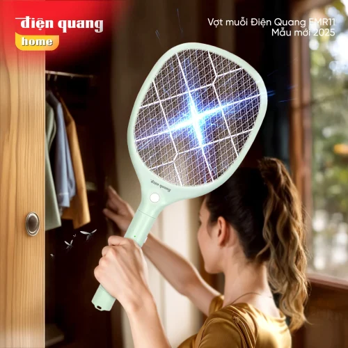 Vợt muỗi Điện Quang ĐQ EMR11 - Pin Lithium, mẫu mới 2025 — ảnh 3